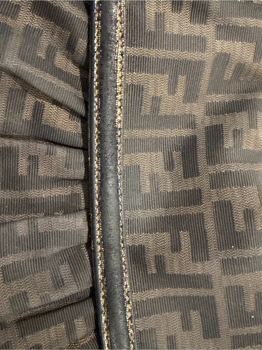Fendi Small Chef Shoulder Bag, Zucca Canvass - Picture 4 of 12